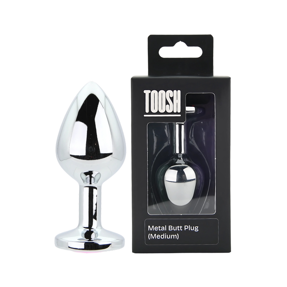 n12827-toosh-silver-metal-butt-plug-medium-pink-stone-pkg-duo